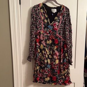 Seraphine Floral Long Sleeve Dress - Multicolor